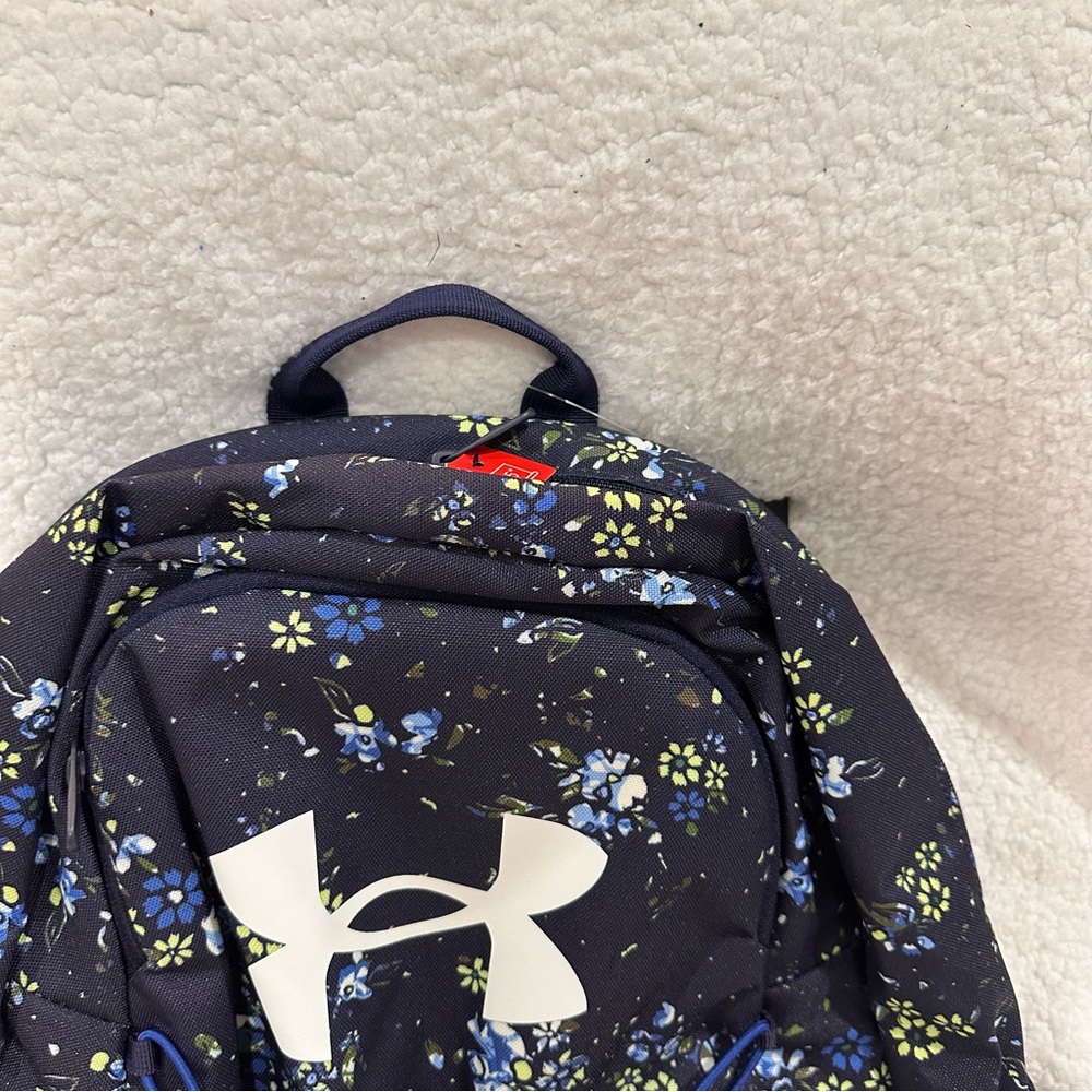 Under Armour Navy Floral Backpack - Picture 5 of 13